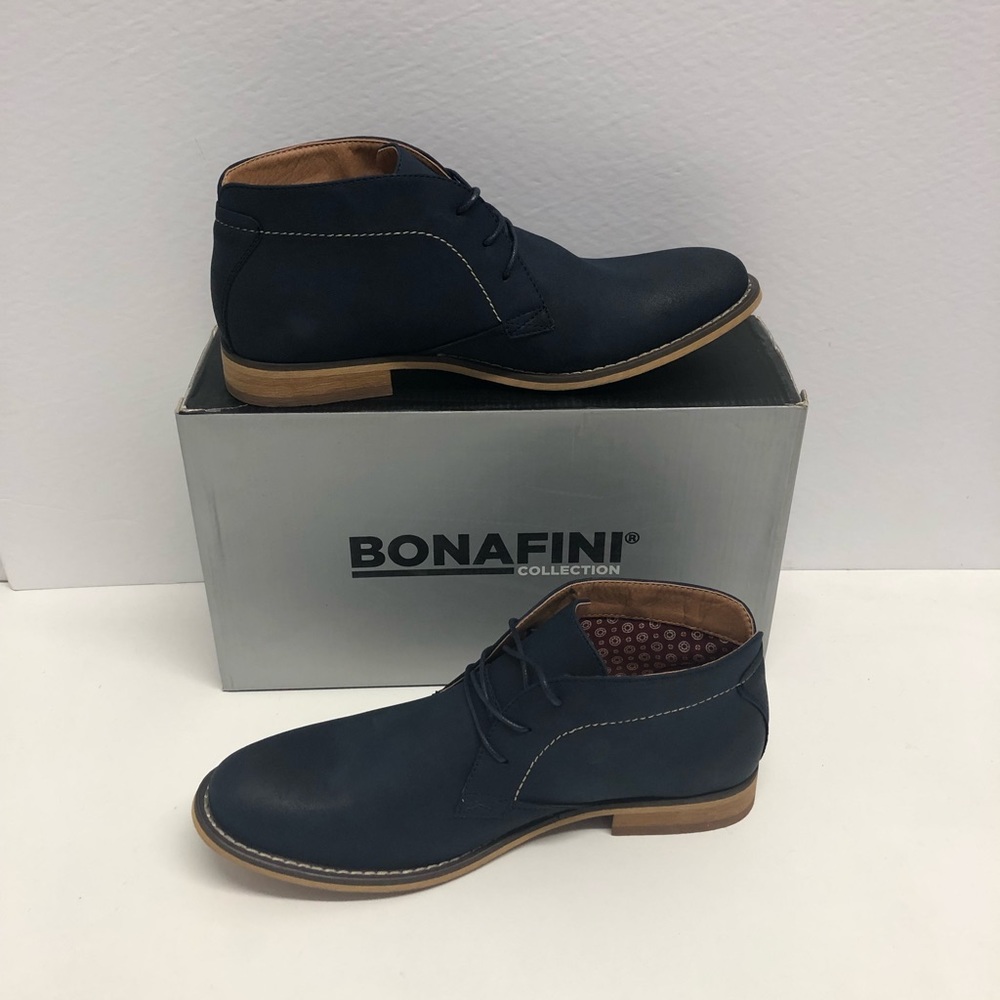 Bonafini ankle boot suede blue casual shoes - Picture 3 of 4